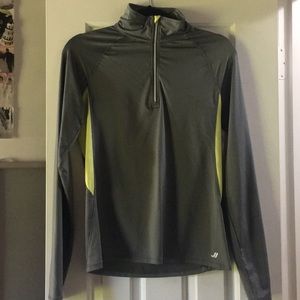 Workout quarter zip